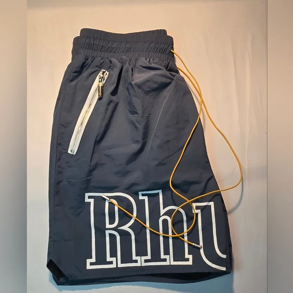 Rhude Green Athletic Men's Shorts